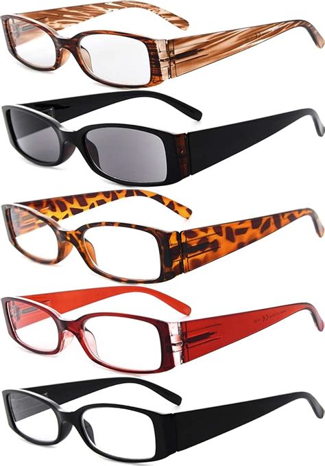 Eyekepper 5 Pairs Reading Glasses for Women Reading Inlcude .